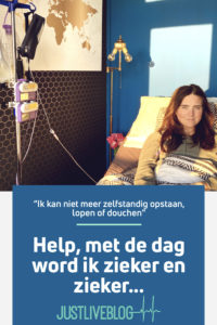 Stephanie Juliana in bed met pijn